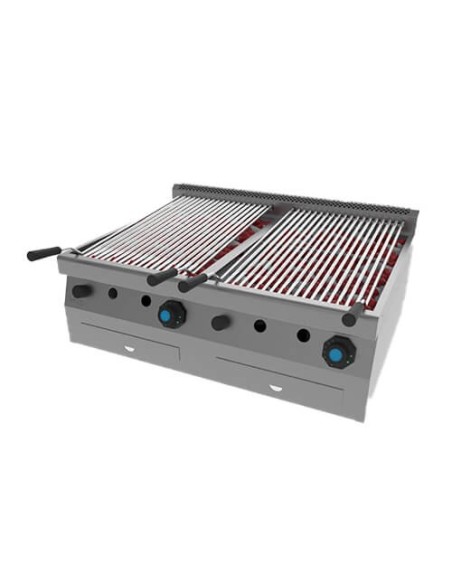 Parrilla JEMI SPLG60/2 | Compra Online Parrilla de Piedra Volcánica