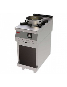 Wok a Gas Jemi T715W Serie 750 EV | Professional 8,4 kW Inox