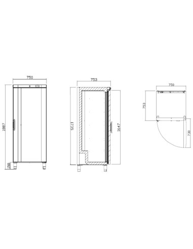 Armario Refrigerador Infrico AC 600 R | Hosteleria Negocios