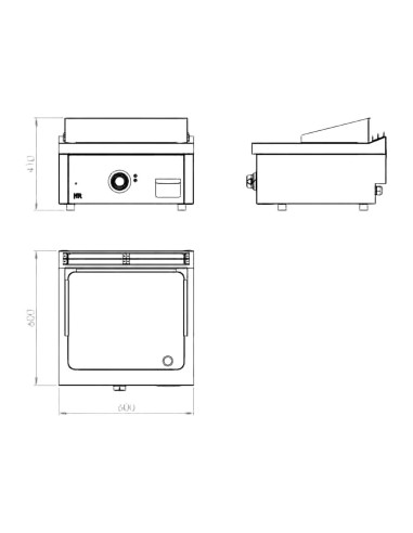 Fry Top Eléctrico Cromo FTE-SCR 600 HR FAINCA|Hosteleria negocios
