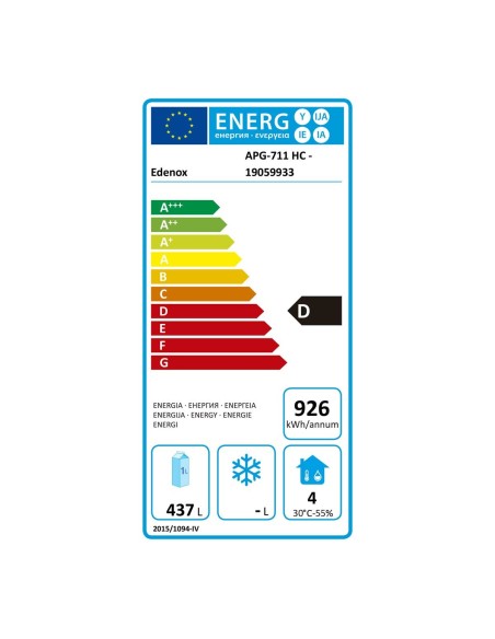 Armario Refrigerado APG-711 HC Edenox | Compra Online al Mejor Precio