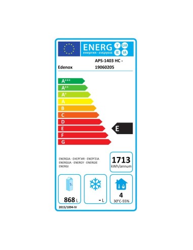 Armario Refrigerado Edenox APS-1403 HC|Hosteleria  negocios