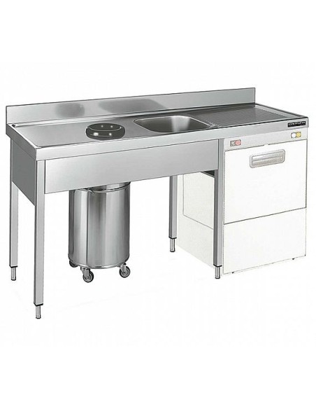 Fregadero Distform Gama 700 | Cubeta 50x50 | Con Aro y Espacio para Lavavajillas