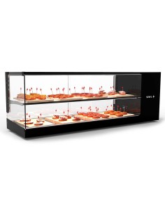 Vitrina Refrigerada Sayl Logic 2 Pisos | Cristal Recto | +2/+6 ºC | Cuba Plana