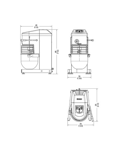 Batidora Planetaria Sammic BE-10 Profesional 10 L |Hosteleria Negocios