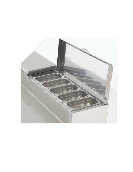 Mesa Refrigerada para Pizza MPGE2-135 GN1/3 Edenox | HosteleriaNegocios