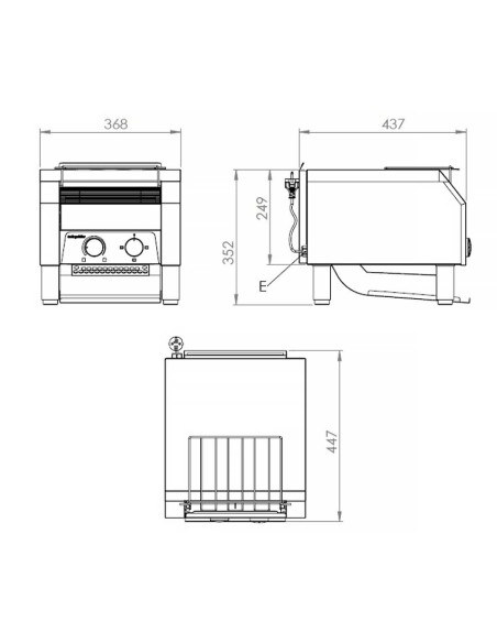 Tostador de Cinta TPC-40 EDENOX |Hosteleria Negocios