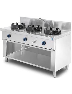 Cocina Wok Asiática 3 Fuegos Estándar | Hostelería Negocios
