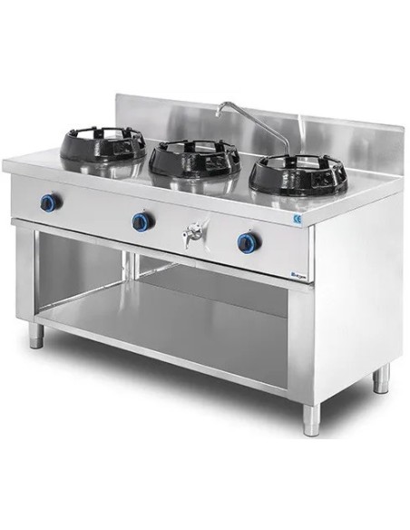 Cocina Wok Asiática 3 Fuegos Estándar | Hostelería Negocios