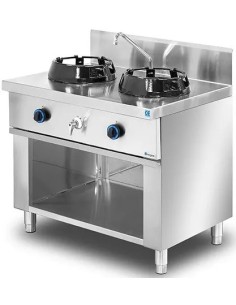 Cocina wok de Gas MOB/02-2C-WL NT GAS|Hosteleria negocios