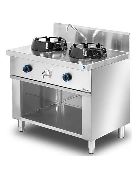Cocina wok de Gas MOB/02-2C-WL NT GAS|Hosteleria negocios