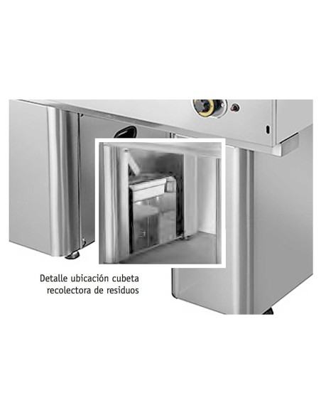 Fry Top de Cromo Serie Teppanyaki FC 120/7 TY Mainho|Hosteleria Negocios