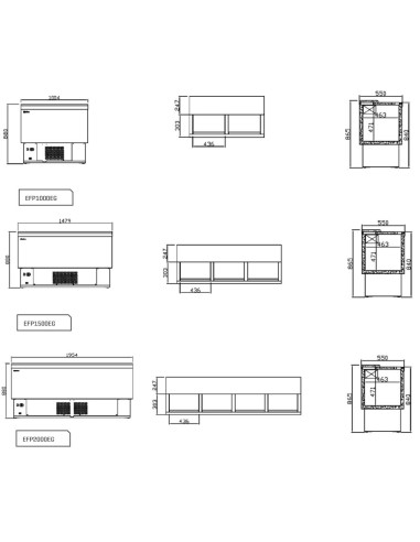 Enfriador de Botellas EFP-1000 EG|Hosteleria Negocios