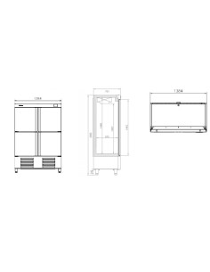 Armario Refrigeración Infrico AN 1004 T/F | Hostelería Negocios 2