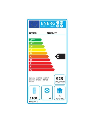 Armario Refrigeración Infrico AN 1004 T/F | Hostelería Negocios