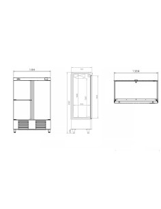 Armario Refrigeración Infrico AN 1003 T/F | Hostelería Negocios 2