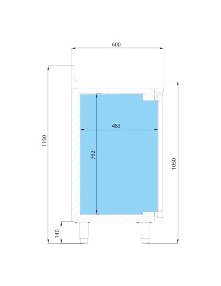 Frente Mostrador IF603PCR INFRICO