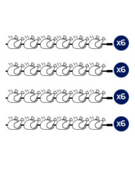 Asador de Pollos Eléctrico Compacto 4 EEC MCM|4Hosteleria Negocios