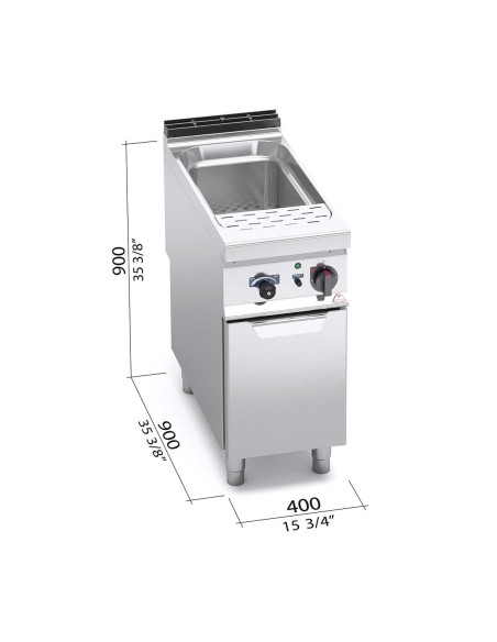 Cuece Pastas Eléctrico Máxima 900  E9CP40 BERTOS|Hosteleria Negocios