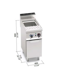 Cuece Pastas Eléctrico Macros 700 CPE40E BERTOS|Hosteleria Negocios 2