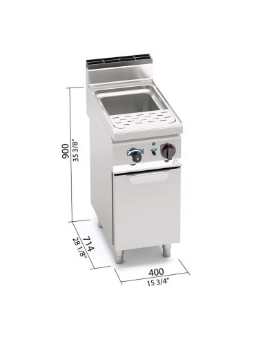 Cuece Pastas Eléctrico Macros 700 CPE40E BERTOS|Hosteleria Negocios