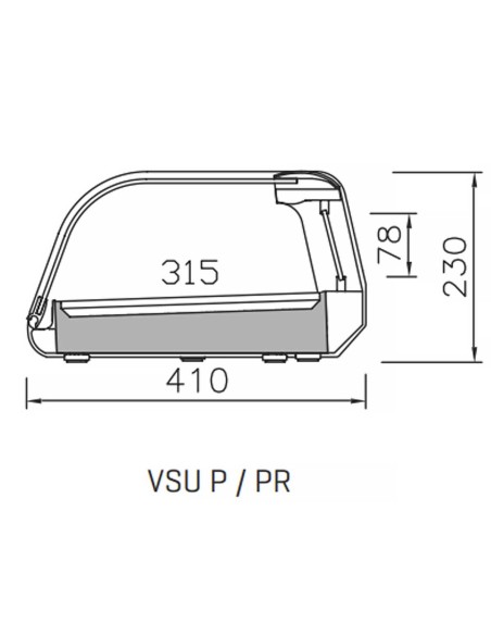 Vitrina de Sushi VSU 6P INFRICO|Hosteleria Negocios