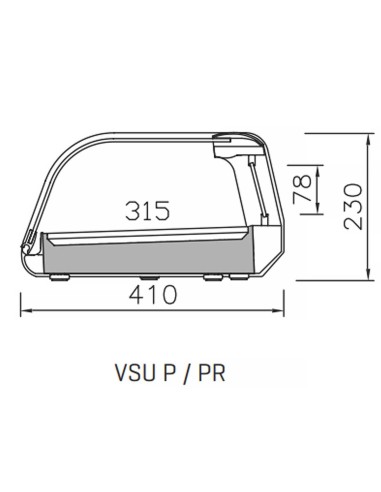 Vitrina de Sushi VSU 8P INFRICO|Hostelreia Negocios