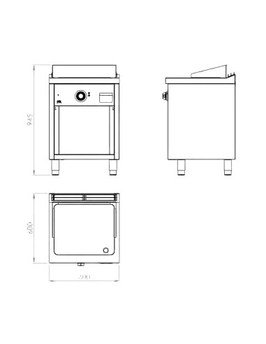 Fry Top Eléctrico de Acero FTE-E600E HR Fainca|Hosteleria negocios