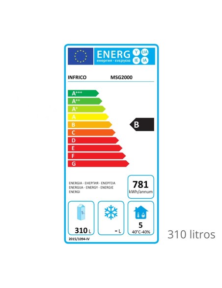 Mesa Baja Refrigerada MSG 2400 GN 1/1  Infrico | Hostelería Negocios