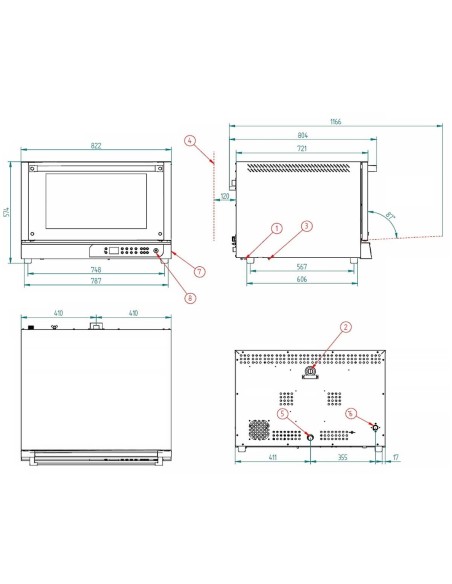 Horno de Convección RXD 604 PLUS V2 4 FM|Hosteleria Negocios