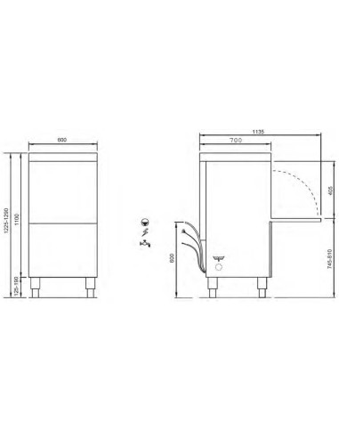 Lavautensilios  LP4060 Infrico|Hosteleria Negocios