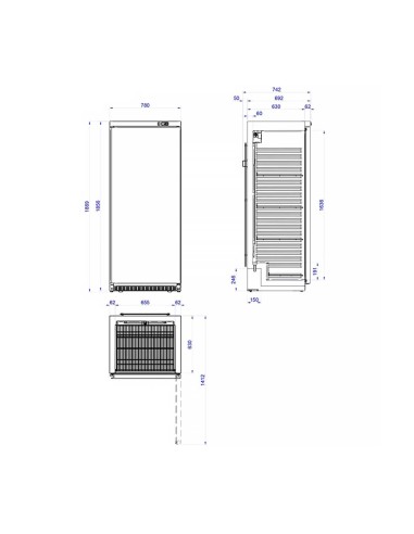 Armario Refrigerado APS-651 Edenox|Hosteleria Negocios