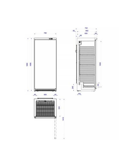 Armario Refrigerado APS-651 Edenox|Hosteleria Negocios