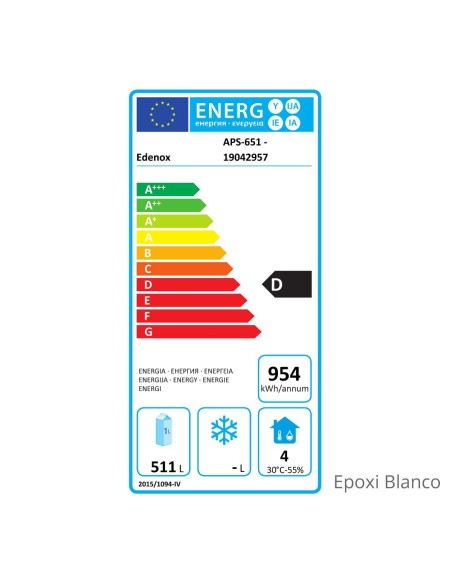 Armario Refrigerado APS-651 Edenox|Hosteleria Negocios