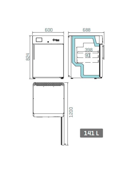 Armario Refrigeración Infrico PER16G | Hostelería Negocios