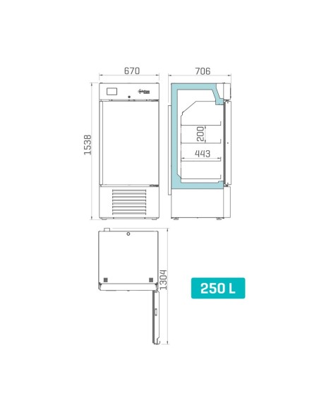 Armario Congelación Infrico LTF25SD | Hostelería Negocios
