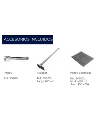 Barbacoa de Carbón Pira BBQ-M80 | Hostelería Negocios