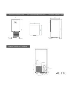 Abatidor de Temperatura Infrico ABT10 1L | Hostelería Negocios 2
