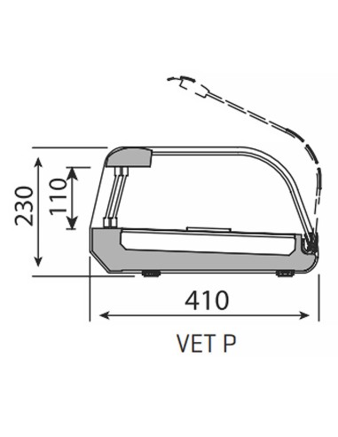Vitrina de Tapas Infrico VET 8 P 1 Piso | Hostelería Negocios