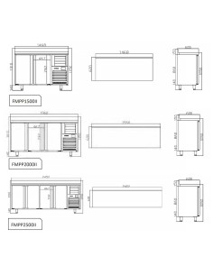 Frente Mostrador Refrigerado FMPP 2500 II Infrico | Hostelería Negocios 2