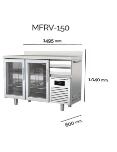 Mesa Refrigerada Docriluc MFRV-150 | Hostelería Negocios 2