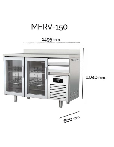 Mesa Refrigerada Docriluc MFRV-150 | Hostelería Negocios