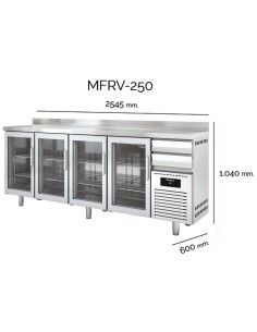 Mesa Refrigerada Docriluc MFRV-250 | Hostelería Negocios 2
