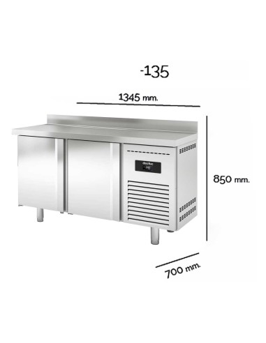 Mesa de Congelación Clarion MCG-135 Docriluc | Hosteleria Negocios