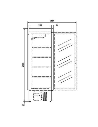 Expositor Refrigerado DEBR-2003 Docriluc| Hosteleria Negocios