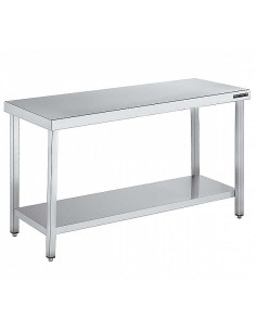 Mesa Central Gama 600 con 1 Estante Distform|Hosteleria negocios