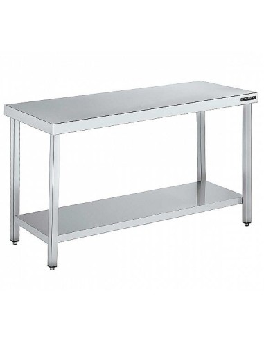 Mesa Central Gama 550 con 1 Estante Distform |Hosteleria negocios