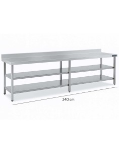 Mesa Trabajo Mural 700 con 2 Estantes Distform | Hostelería Negocios 2