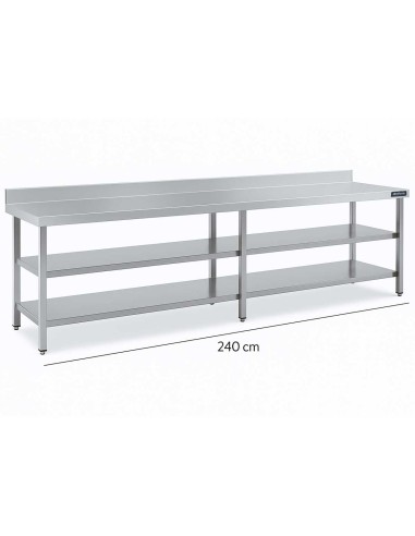 Mesa Trabajo Mural 700 con 2 Estantes Distform | Hostelería Negocios