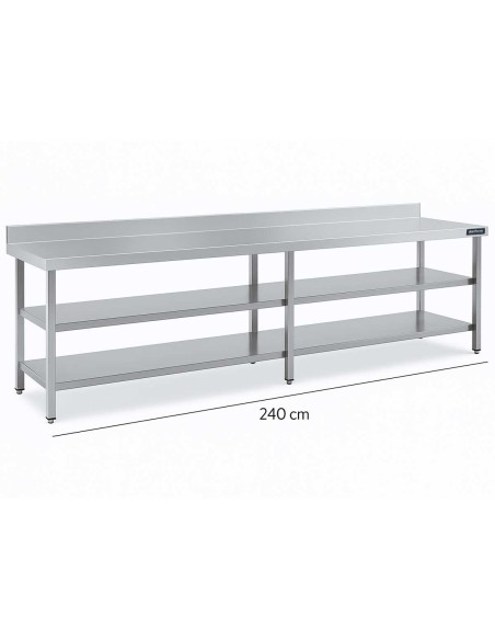 Mesa Trabajo Mural 700 con 2 Estantes Distform | Hostelería Negocios